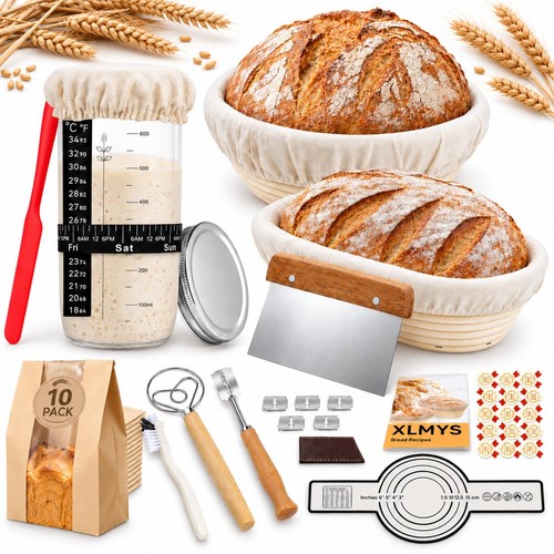 Sourdough starter kit inch - 9,