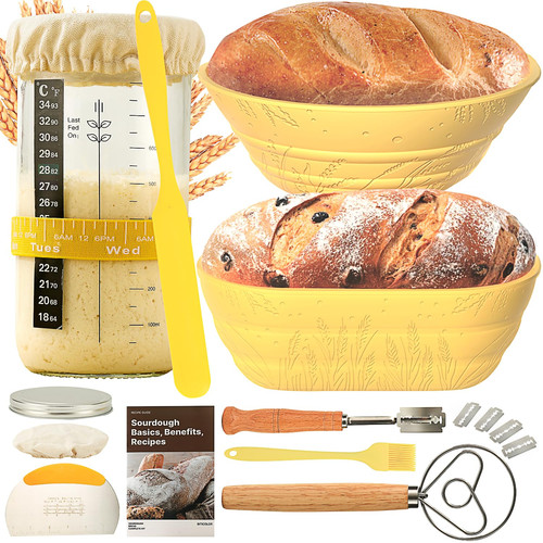 Sourdough bread baking - bread,